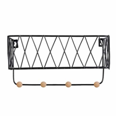 landelijke wandrek met 4 kapstokpunten